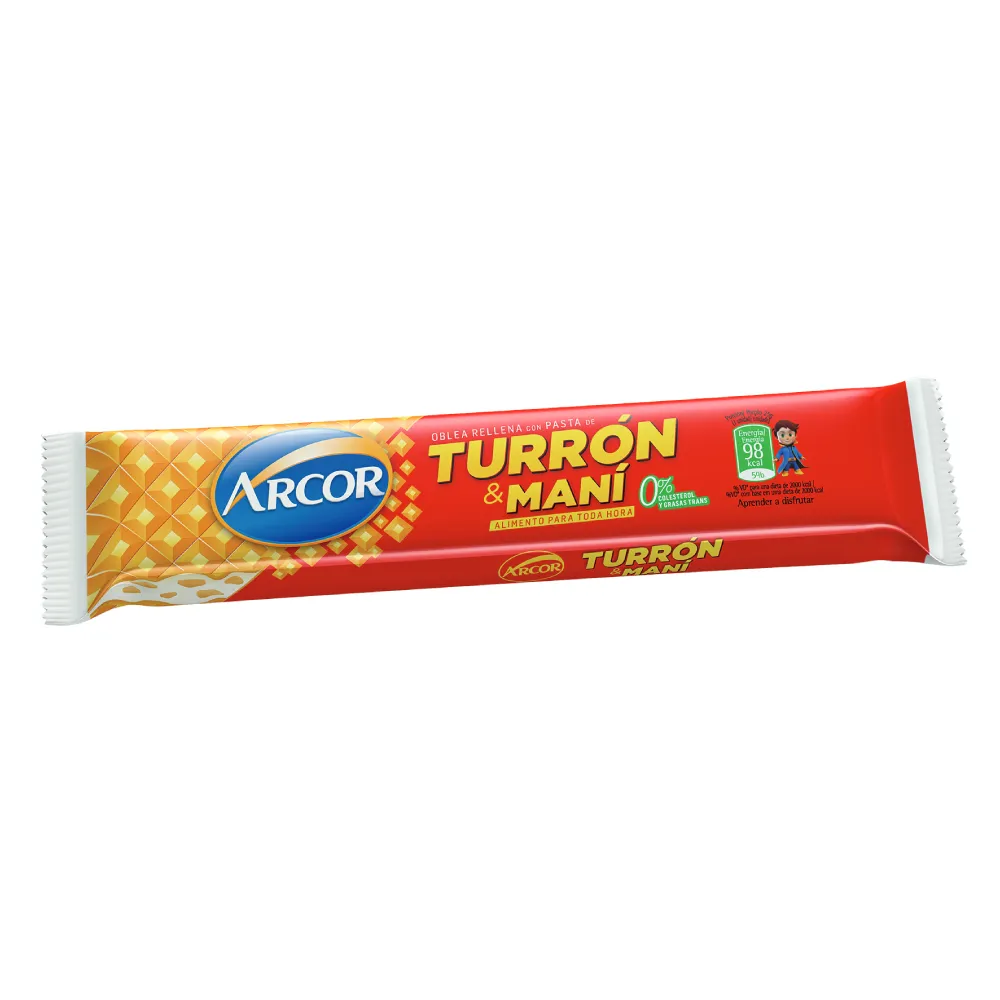 arcor turron de mani 