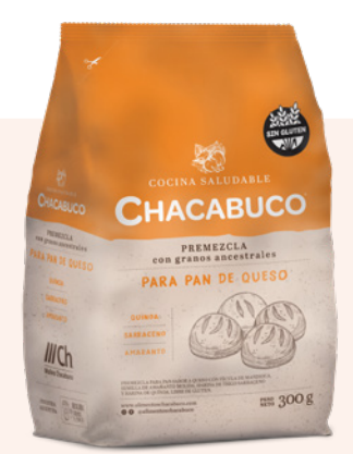 chacabuco blend de harinas para pan de queso