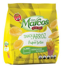 don marcos snack de arroz sabor papas fritas