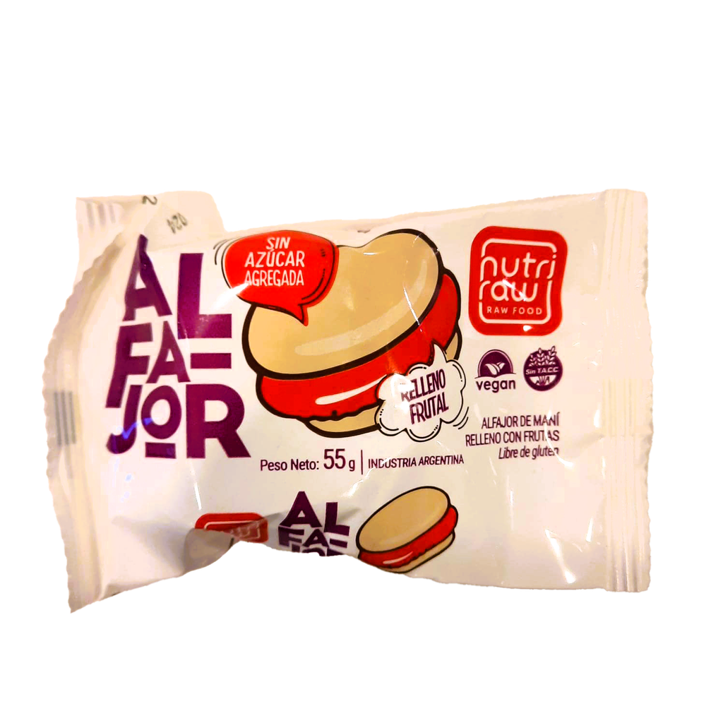 nutriraw alfajor frutal