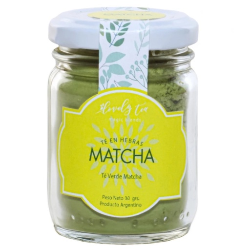 lovely tea matcha frasquito 35g