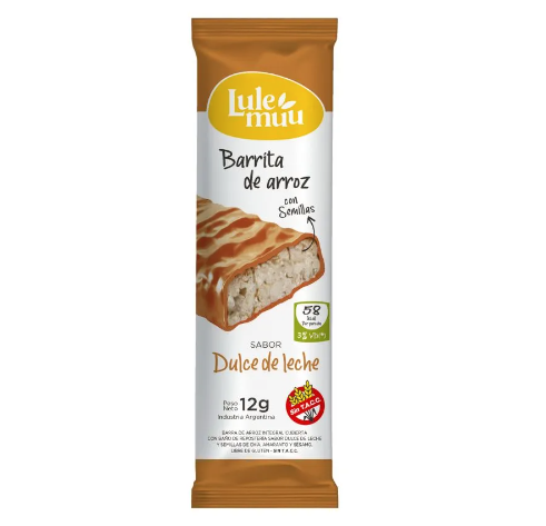 lulemuu barrita de arroz dulce de leche