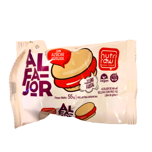 nutriraw alfajor frutal